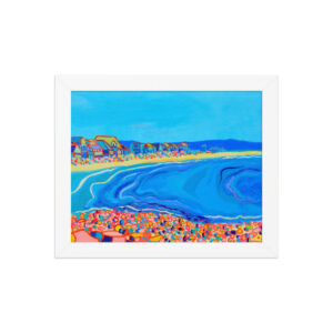 Beachfront-Fine Art Framed Print of the NH Coast