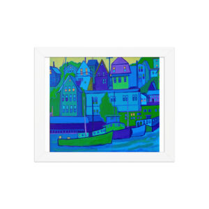 Gloucester Harbor-Fine Art Coastal Print by Debra Bretton Robinson